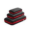 Double Layer Compression Packing Cubes Travel Luggage Organizer Waterproof Packing Cubes 7 Colors Large Medium and Small 3 Sets