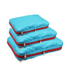 Double Layer Compression Packing Cubes Travel Luggage Organizer Waterproof Packing Cubes 7 Colors Large Medium and Small 3 Sets