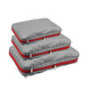 Double Layer Compression Packing Cubes Travel Luggage Organizer Waterproof Packing Cubes 7 Colors Large Medium and Small 3 Sets