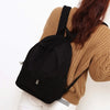 Simple Classic Designe Canvas Women Backpack School Student Book Bag Leisure Travel Young