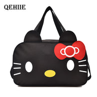 2019 Hello Kitty Travel Bag Large Capacity Woman Weekend Duffel Bag High Quality Cute Waterproof Clothes Quilt Organizer Package