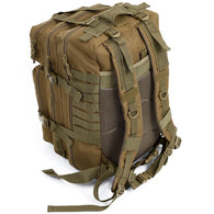 34L Tactical Assault Pack Backpack Army Molle Waterproof Bug Out Bag Small Rucksack for Outdoor Hiking Camping Hunting(Khaki)