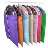 Candy Color Transparent dustproof cover clothes bag Wardrobe Storage Bags Cloth Hanging Garment Suit Coat cloth Dust Cover