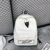 Women Canvas Backpack Women's Backpacks Doll Pendant Woman Shoulder Bag Harajuku Black Backpack Female Fashion Mochila Bagpack