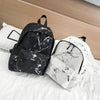 Fashion Teenager Backpack  Boys Girls Marble Stone Print Backpack Rucksack Canvas Shoulder School Backpack Mochila Feminina