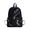 Fashion Teenager Backpack  Boys Girls Marble Stone Print Backpack Rucksack Canvas Shoulder School Backpack Mochila Feminina